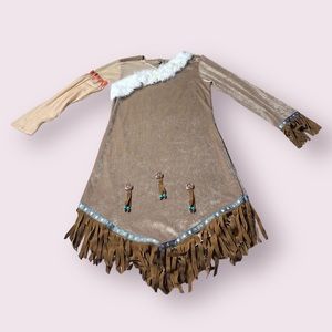Vintage Kids Walt Disney World Disneyland Resort Pocahontas Costume Sz Large